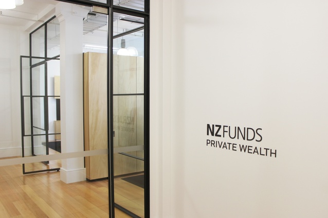 Interior Architecture category finalist: NZ Funds, Wellington by James Fenton Architect.