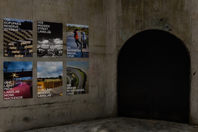 The NZILA "Landscape as Infrastructure" exhibition, runs all week at Silo 6.