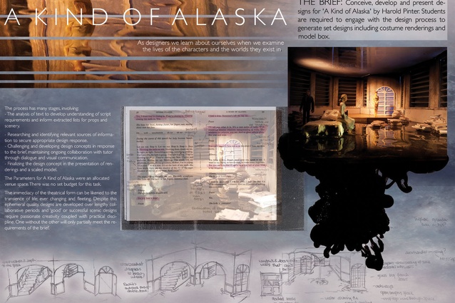 Assessment board – Interior Decoration & Design Second Prize: Lauren Ross.