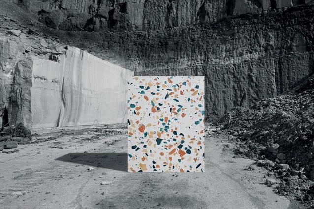 Dzek Marmoreal Marble by Max Lamb from <a
href="http://dzekdzekdzek.com/materials/white-marmoreal/" target="_blank"><u>dzekdzekdzek.com</u></a>