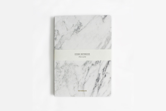 White Marble Notebook by Dear Maison
|
<a
href="
http://shop.tessuti.co.nz/products/dearmaisonwhitemarblenotebook" target="_blank"><u> $39.50 from Tessuti </u></a>
