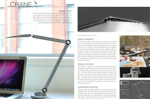 Assessment board – Object Design Second Prize: Joshua Munn.