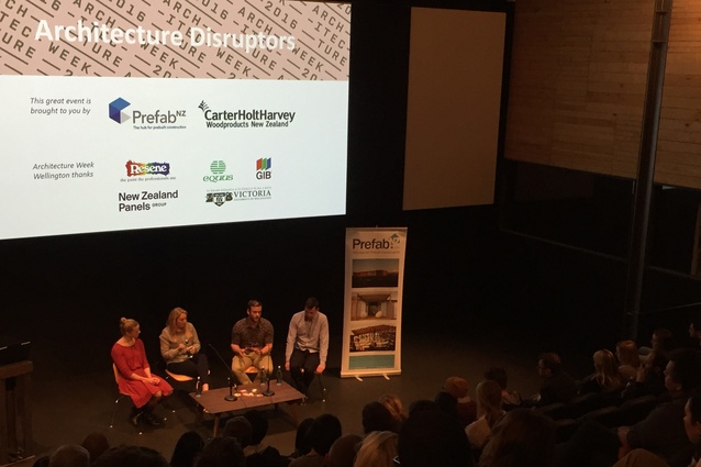 Architecture Disruptors at City Gallery Wellington, Adam Auditorium on 19 September.