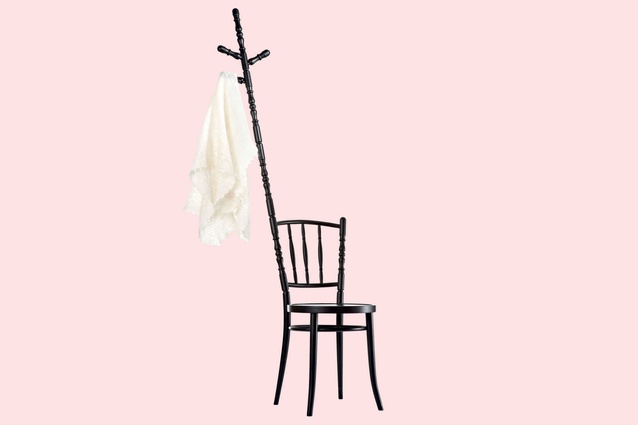 Extension Chair with coat stand by Sjoerd Vroonland for Moooi $1355 from ECC Lighting and Furniture.