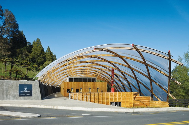 Waitomo Glowworm Caves Visitor Centre by Architecture Workshop.