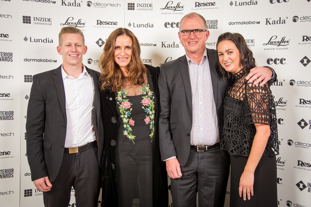 Ryan McKenzie (Resene), Jo Duggan (NZGBC), Vaughan Smidt and Karmen Dumper (Resene).