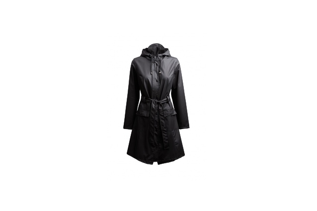 Curve jacket by Rains | <a href="http://store.simonjamesdesign.com/products/curvecoatrains" target="_blank"><u> $190 from Simon James Concept Store.</u></a>