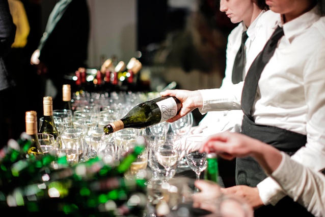 Hospitality from Mt Difficulty and Steinlager at the Interior Awards.