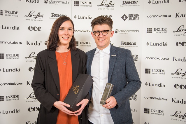 Milly Scott and Luke Scott (Scott Associates): winners of the Craftsmanship Award for Commensality.