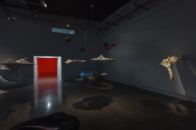 The visiting Future Islands exhibition at Object Space gallery (now finished).