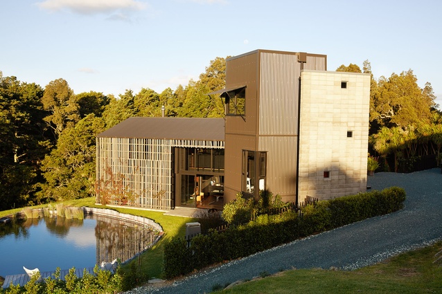 Housing category finalist: Inland House, Mangawhai by Gerrad Hall Architects.