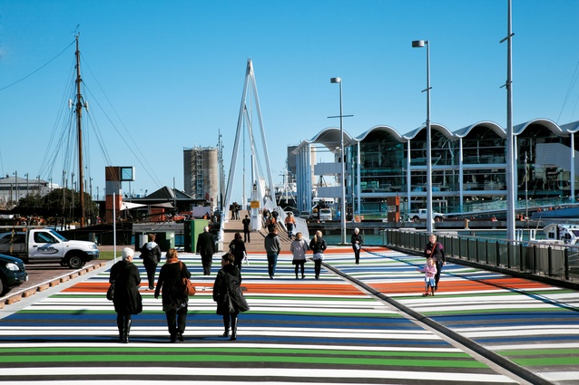 Wynyard Quarter, Central Auckland by Architectus (masterplanning) and landscape architects Taylor Cullity Lethlean and Wraight and Associates.

