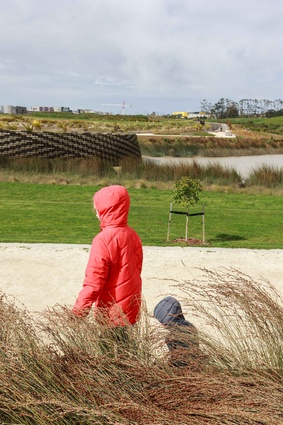 Visitors geared up as the Kopupaka Reserve tour saw rain, hail and shine!