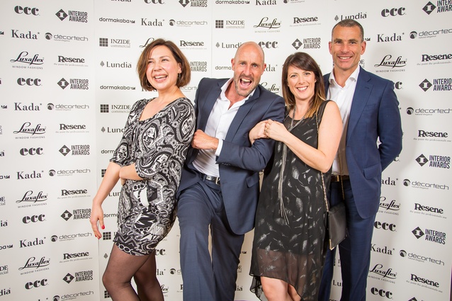 Anna Lyubchikova, Alan Bunce, Amy Armstrong and Dave White (Interior Awards sponsor Kada).