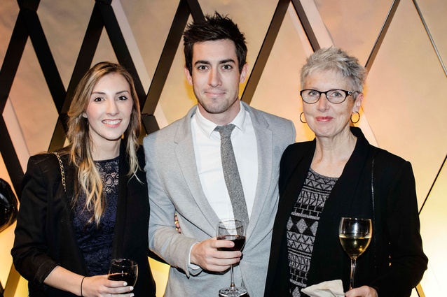 Sarah Maud, Emerging Design Professional finalist Andy Florkowski of RCG and Julie Florkowski.