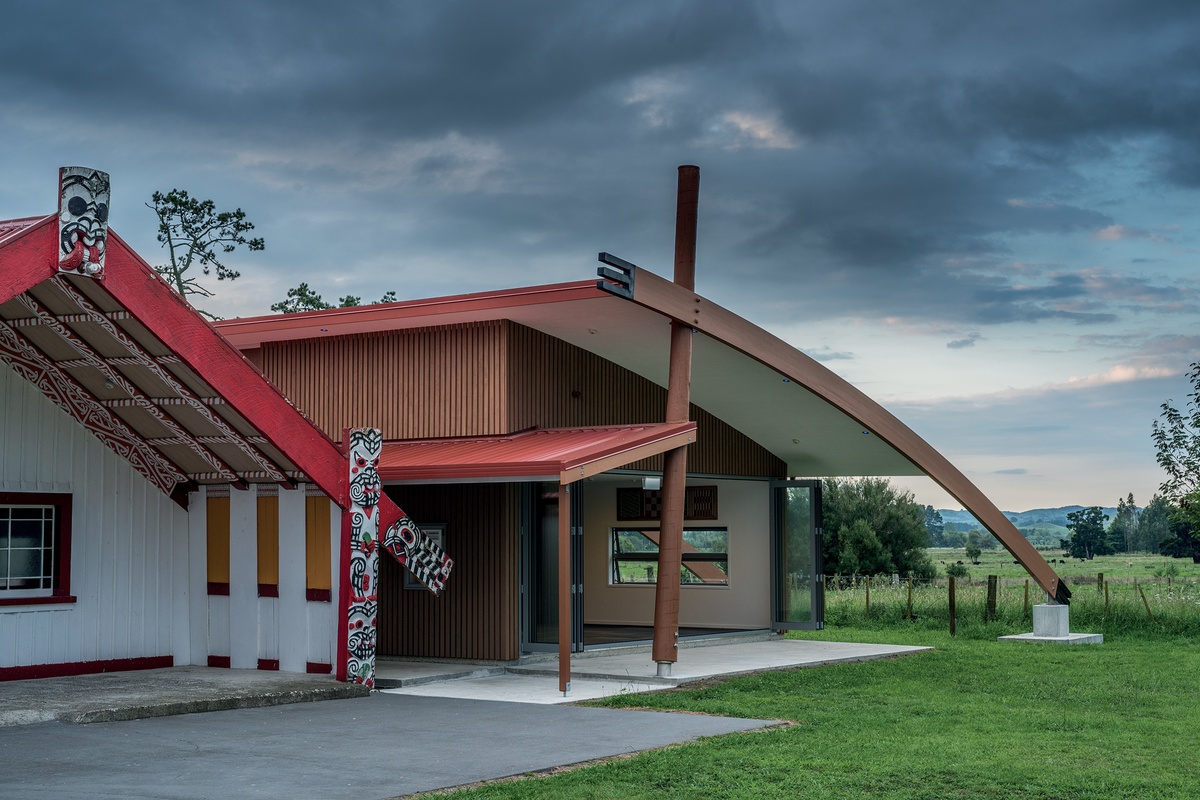 Old and new Tanatana Marae's wharemate Architecture Now